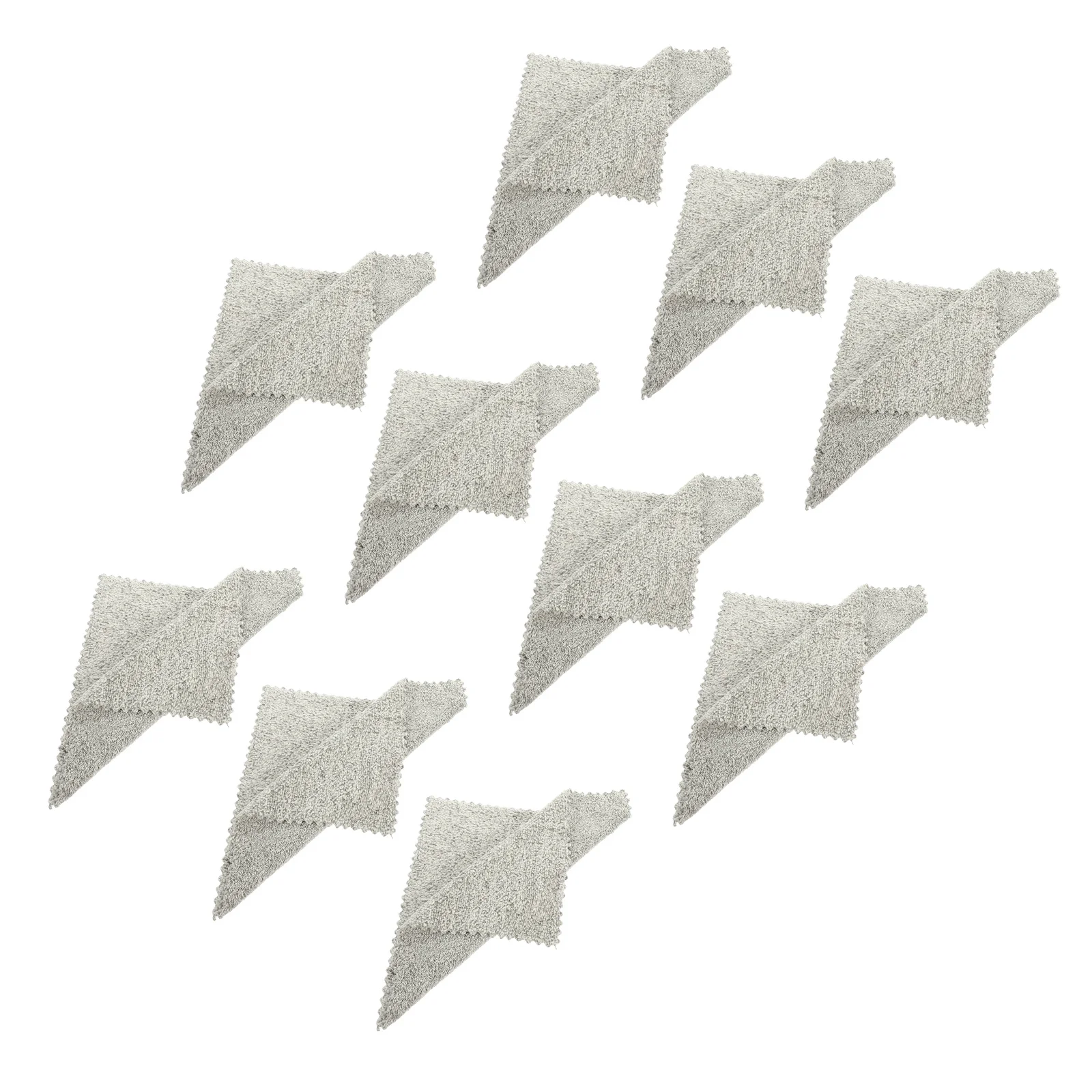 

10Pcs Bamboo Charcoal Microfiber Kitchen Dish Towels Multi-Function Water Absorbing Suppler Cleaning Cloths Long-Lasting