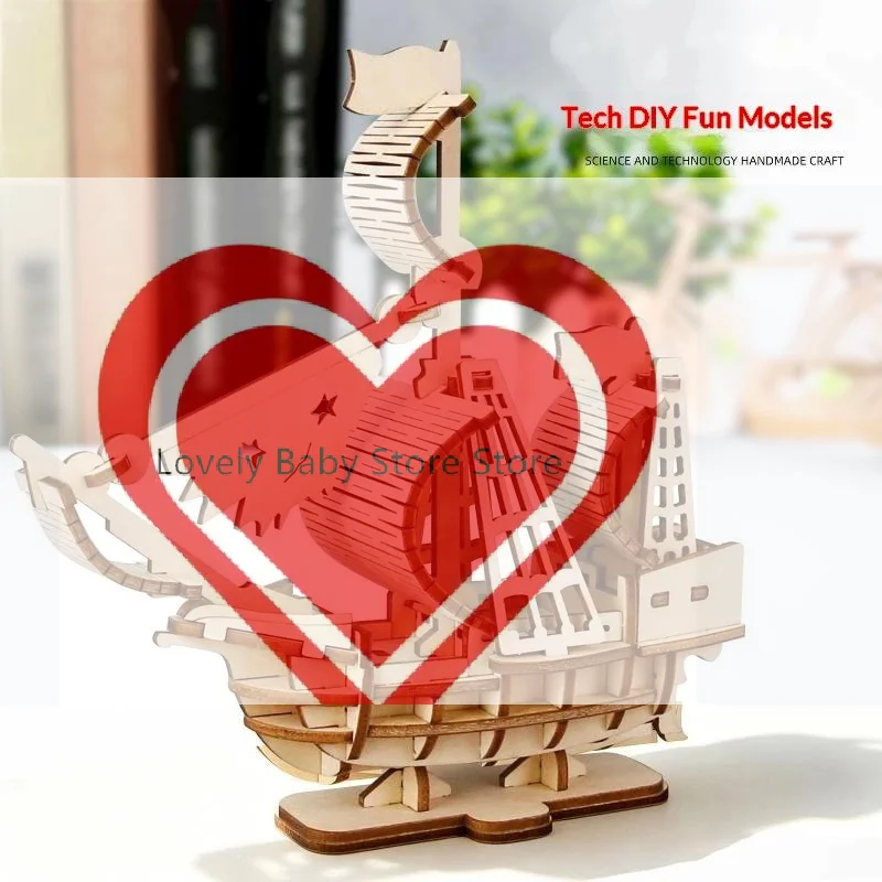 【BS】Wooden 3D Gotheborg Sailing Ship Puzzle DIY Handmade Craft With Educational Value For Kids Home Decor Gift