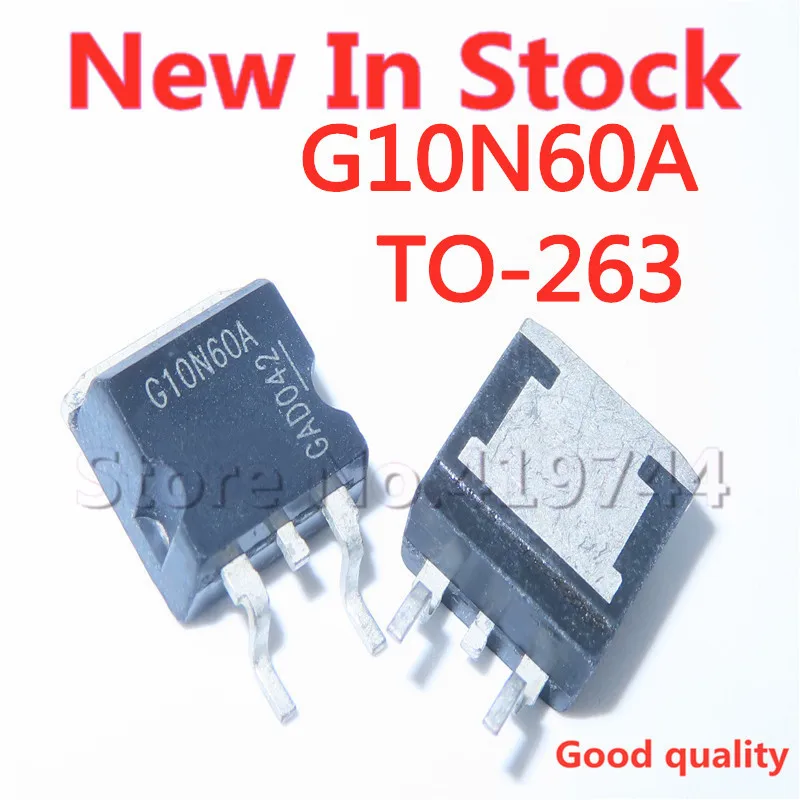 5PCS/LOT G10N60A SGB10N60A TO-263 N-channel 10A 600V MOS field tube  In Stock NEW original IC