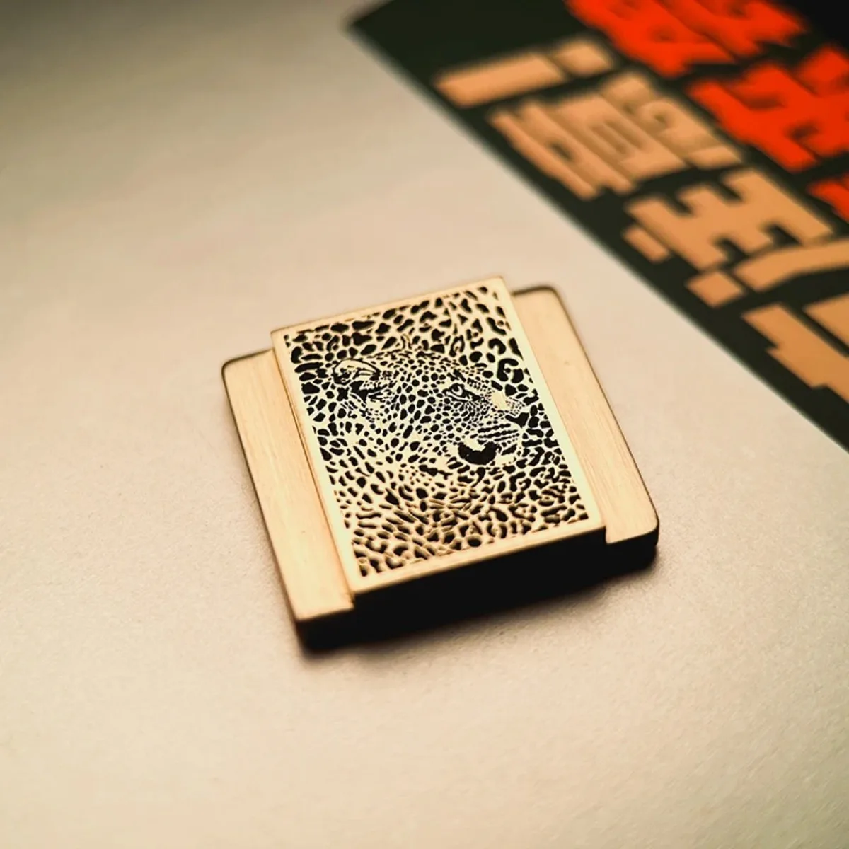 Metal de bronze padrão câmera quente e fria sapato capa protetora zebra tigre leopardo para sony canon fuji nikon leica