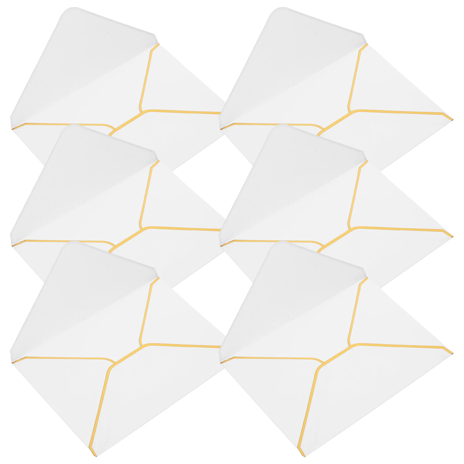 50Pcs Edge Paper Envelopes Durable Wedding Invitations Cards Packing Decorative Invitation Envelopes Party Supply