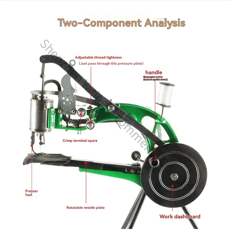 2026 Nylon Thread, Cotton Thread, Silk Thread, Shoe Repair Machine, Shoe Sewing Machine, Hand Cranked Shoe Repair Machine