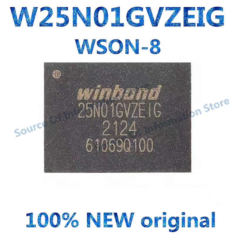 

W25N01GVZEIG WSON-8 3V 1Gb Serial NAND Flash Chip 100% New