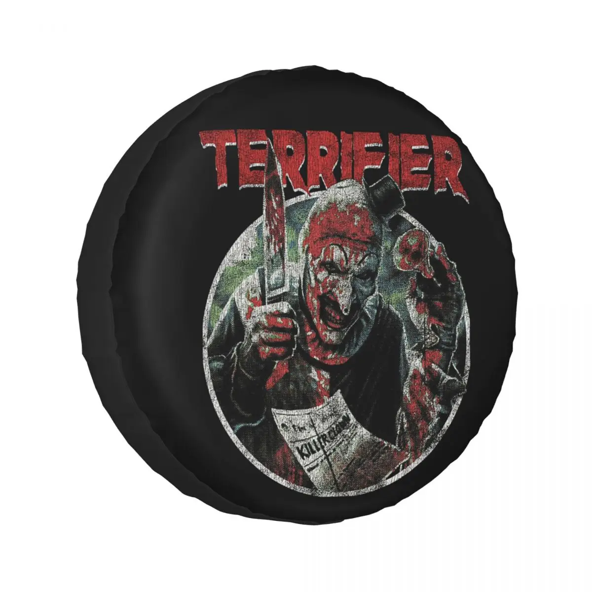 

Custom Terrifier Spare Tire Cover for Jeep SUV RV 4WD Mitsubishi 4x4 Wheel Protector Covers 14" 15" 16" 17" Inch