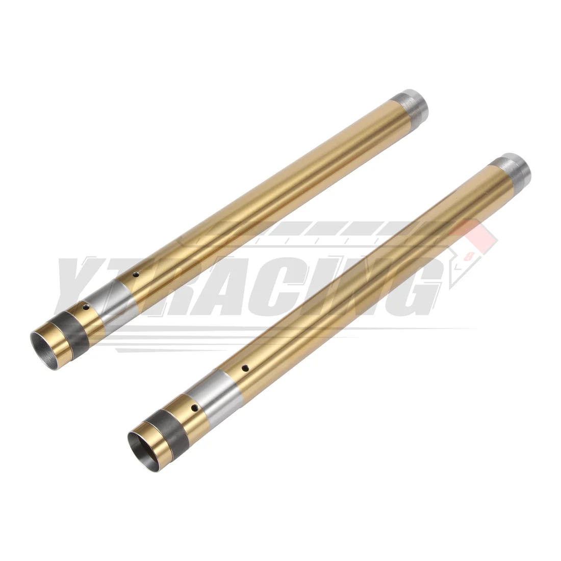 Golden/Silver Front Brake Fork Inner Pipes Stanchion For DUCATI Monster 821 14-18 Monster 821 Stripes 17  Monster 797 17 Monster