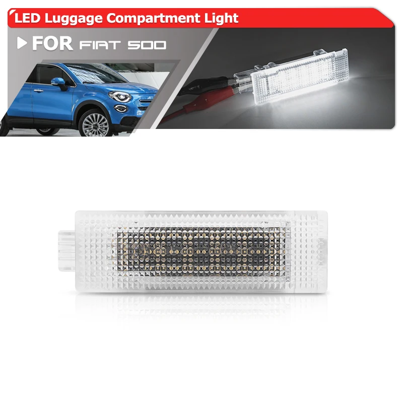 1x For Fiat 500 500L 500X Panda Croma Ritmo Canbus Led Luggage Compartment Interior Trunk Light Courtesy Cargo Lamp