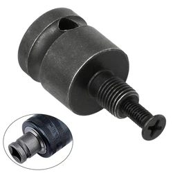 3/8-24UNF Electric Wrench Drill Chuck Adapter Rod Conversion Thread Drill Chuck Post for Electric Air Hammer Power Tools