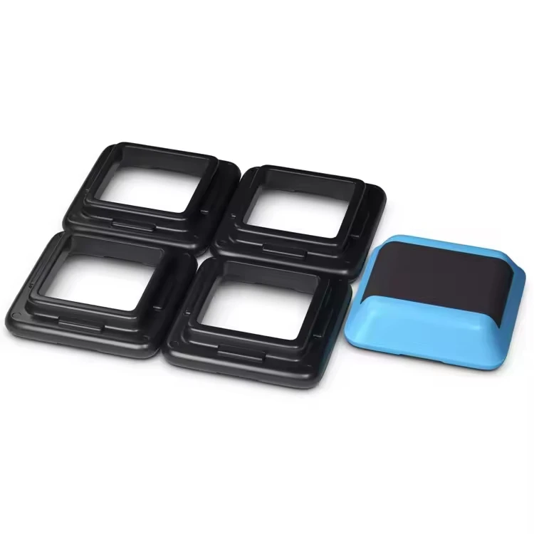 منصة هوائية عالية الخطوة قابلة للتعديل مع 4 ناهضات سطح مطاطي غير قابل للانزلاق لتدريبات اللياقة البدنية منصة خطوة للتمرين #6