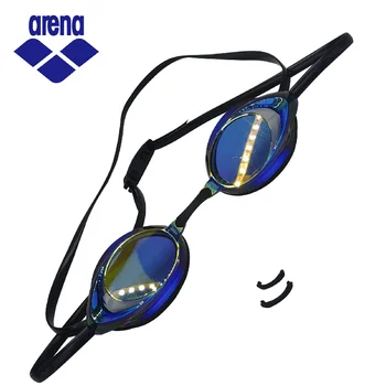 ARENA 수영 고글 남성 여성 전문 안개 방지 UV 보호 안경 방수 누출 방지 조절 가능한 실리콘 안경