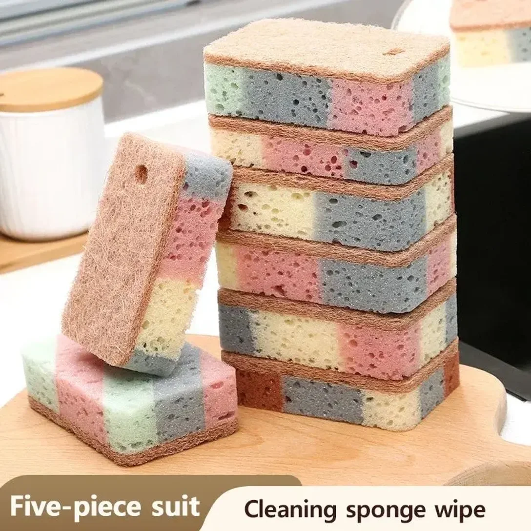 

Kitchen Stain Removal Nano Sponge Magic Wipe Hundred Clean Cotton Dishwashing Sponge Wipes Bathroom Cleaning Utensils