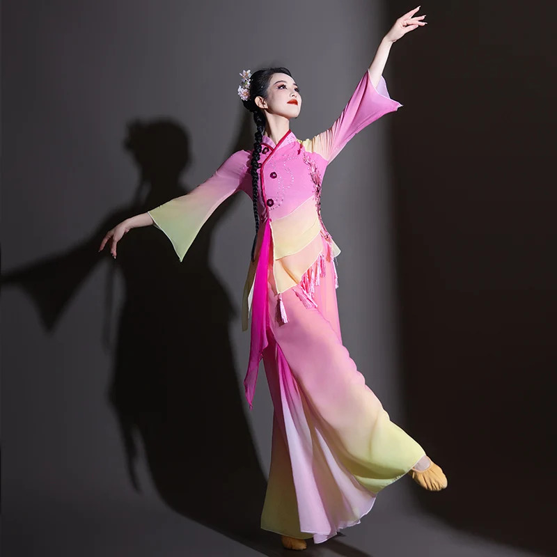 Costumes de danse classique pour femmes, vêtements Yangko élégants avec broderie imprimée pour adultes, costume de danse nationale, nouvelle collection 2025