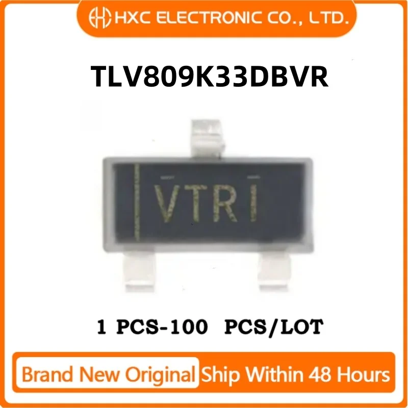 50PCS/100PCS 100% NEW TLV809K33DBVR TLV809K33 SOT23-3 CHIP