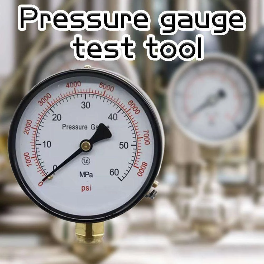 0-60Mpa 0-8000Psi مقياس الضغط اختبار مقياس ل S60h حاقن الديزل فوهة تستر شاشة ديجيتال S60H فوهة اختبار المكبس #6