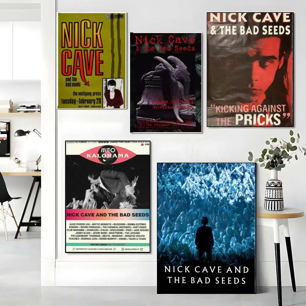 band N-Nick Cave And The Bad Seeds-S Painting Calligraphy Artwork for Living Room Bedroom Office Home Decor
