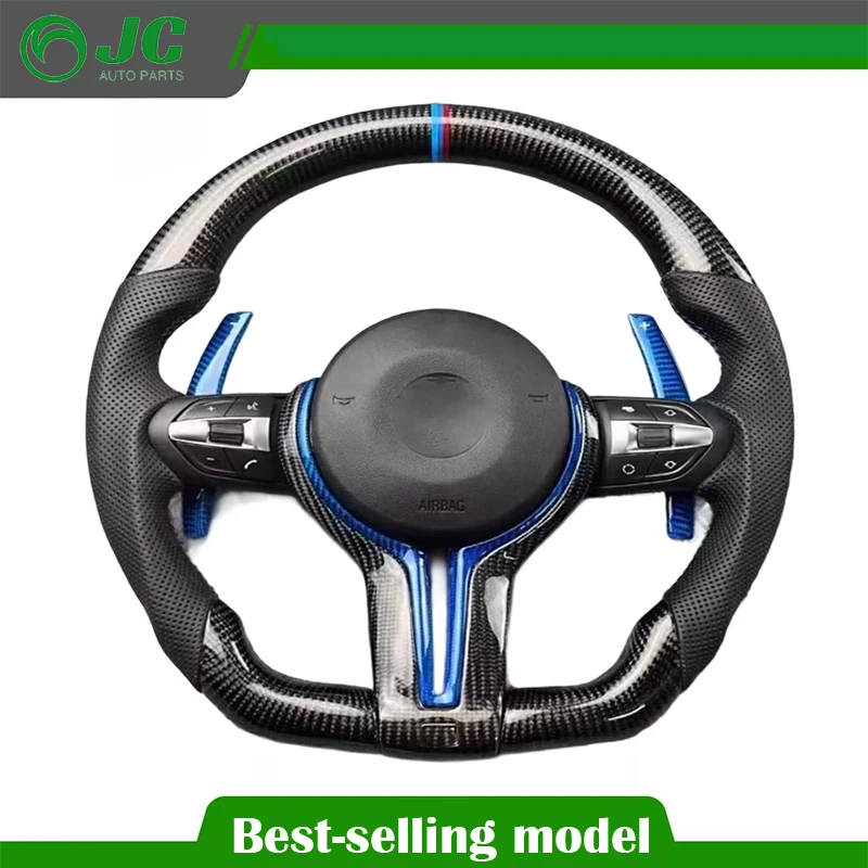 

Steering Wheel For BMW M Series F80 F82 F10 F12 F13 F15 F16 F20 F22 F30 F31 F32 F33 F36 M2 M3 M4 M5 M6 Forged Carbon Fiber