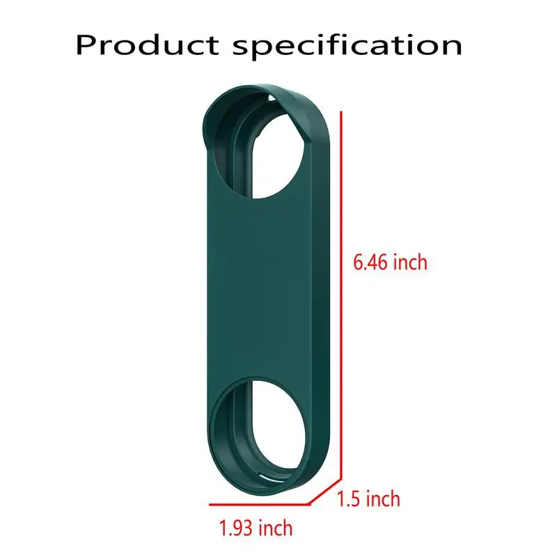 Silicone Protective Case For Smart Nest Doorbell Weather Resistant Waterproof Night Vision Silica Cover For Doorbell Protection