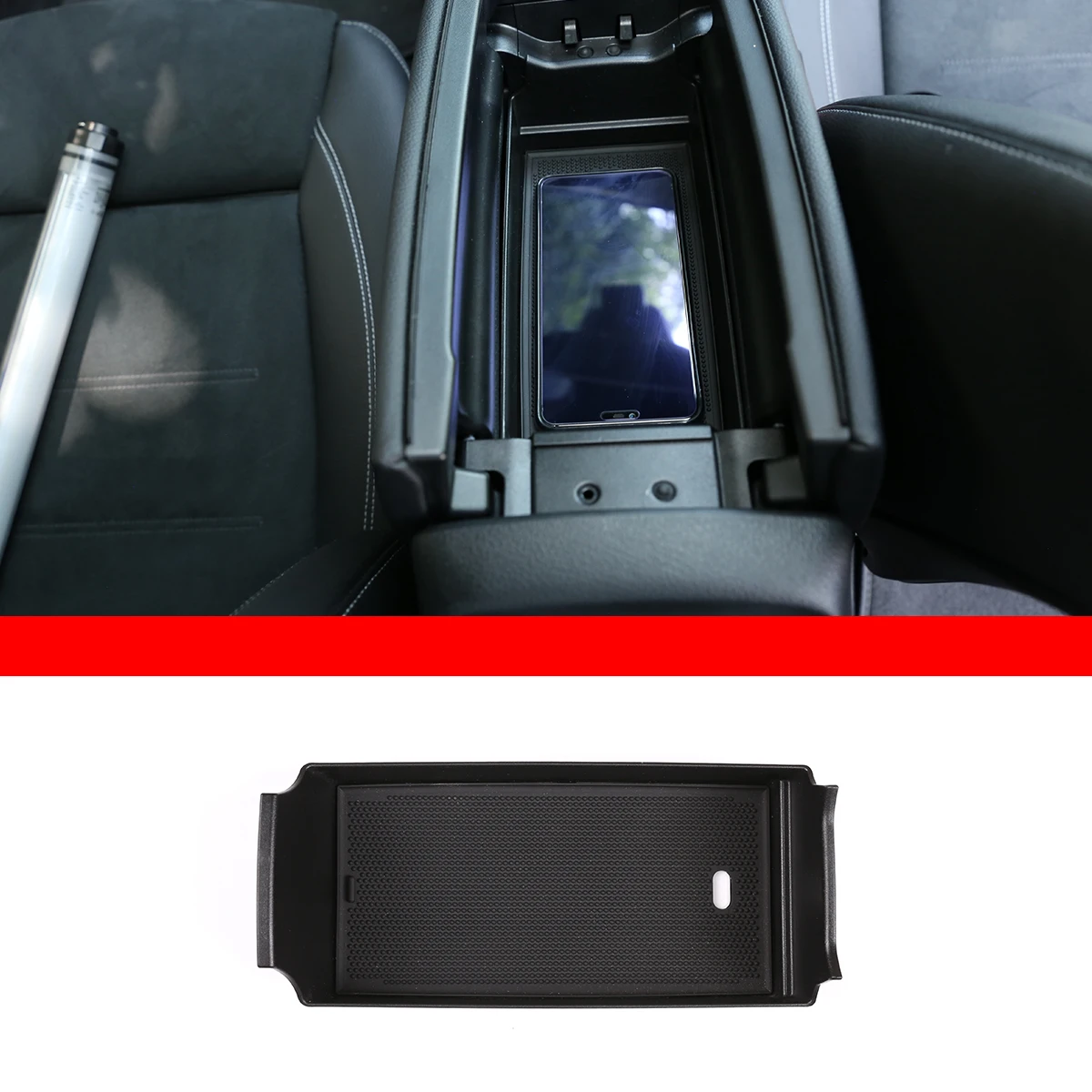 Auto-Organizer-Ablage, Armlehnen-Aufbewahrungsbox, versteckte Aufbewahrungsbox für Mercedes Benz A GLB W177 V177 X247 2019-2022, für Benz B W247 2020