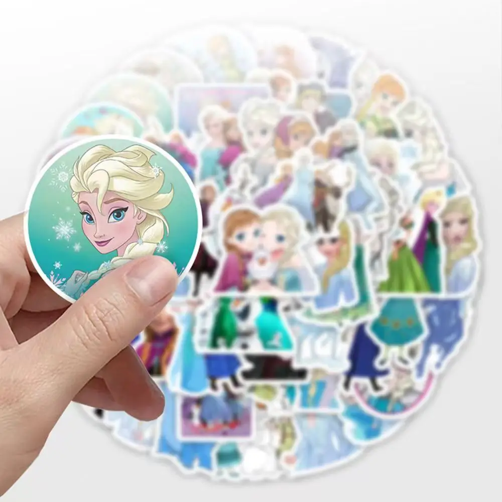 @50 stuks Disney cartoon gemengde prinses Mickey stickers gitaar bagage DIY stickers bagage decoratie mobiele telefoon notitieboekje cadeau