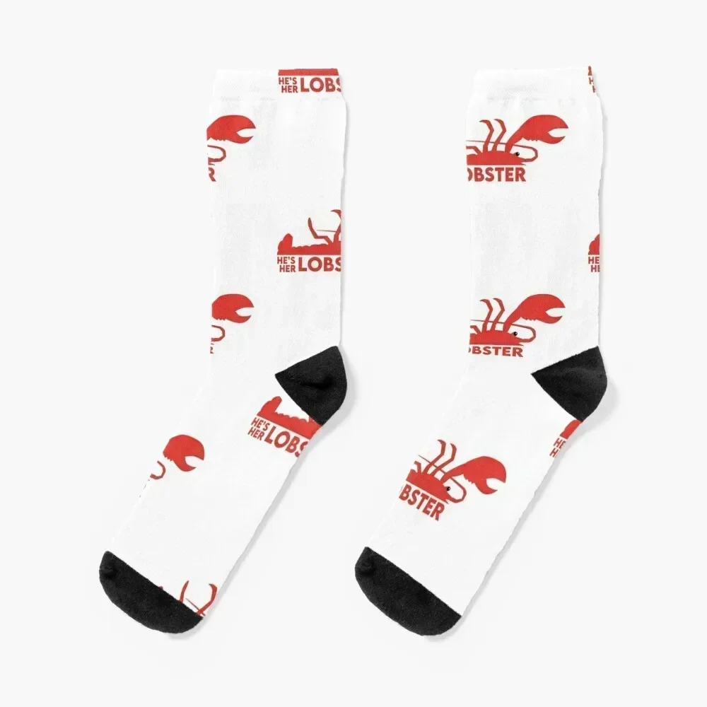 

He's Her Lobster Socks fashionable Hiking boots essential floor Socks Female Men's