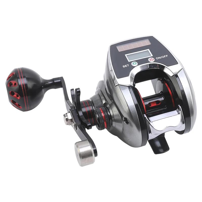 BILLINGS S200 Series Baitcasting Reel,8.0:1 Gear Ratio,USB charging,Solar Charging,Digital Display,22LB Max Drag,For Freshwater