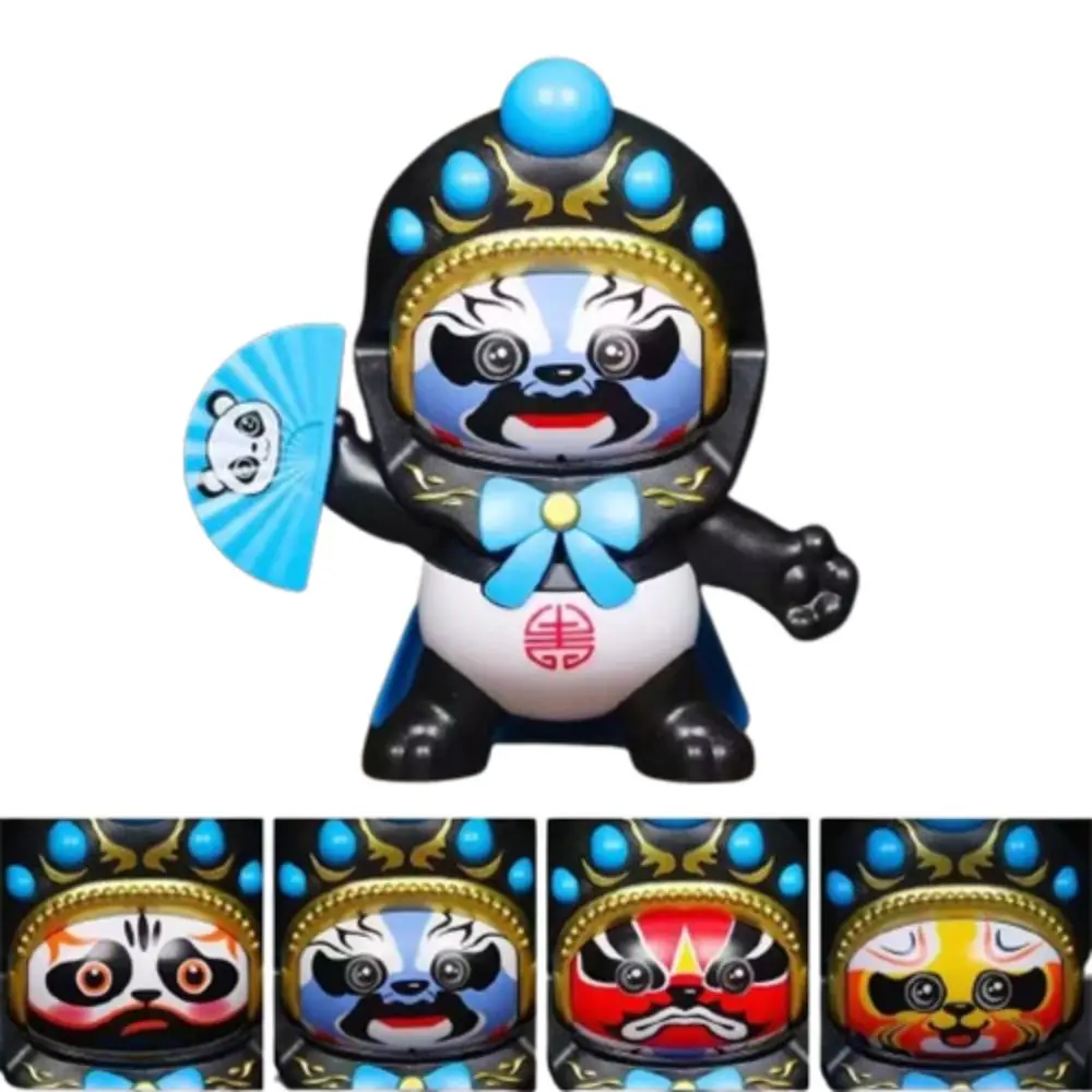 Face Change Sichuan Face Changing Doll Plastics Sichuan Opera Face Changing Panda Doll Mini DIY Crafts Face Changing Toy