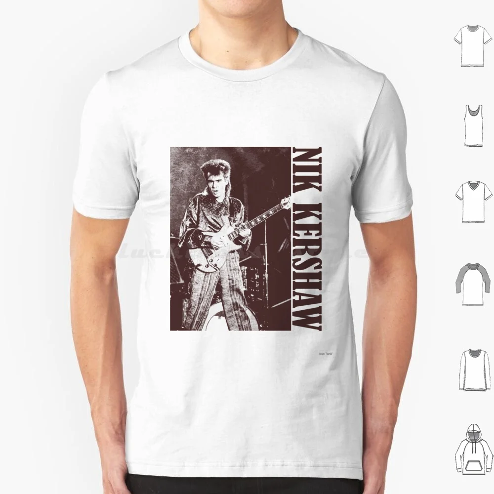 Camiseta Vintage de Nik Kershaw para Hombre, Mujer y Niños, Talla 6XL, Estilo Pop de los 80, Música de Nik Kershaw, New Wave, Cantante de Banda Synth de los 80, Retro