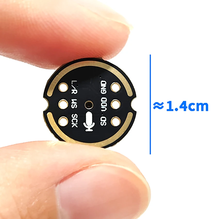 Module de capteur à sortie numérique INMP441 sans soudure compatible avec ESP32, module de microphone omnidirectionnel MEMS haute précision