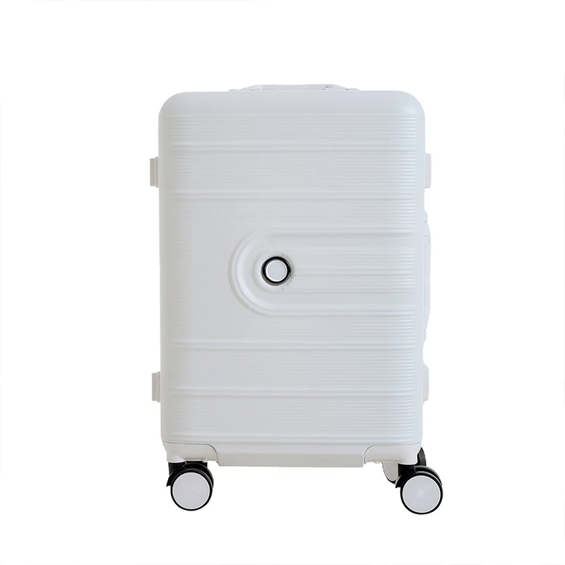 

Aluminium Frame Suitcase 20-24 inch Cabin Luggage Trolley Suitcase with Silent Multi-directional Wheels Unisex Travel Suitcase