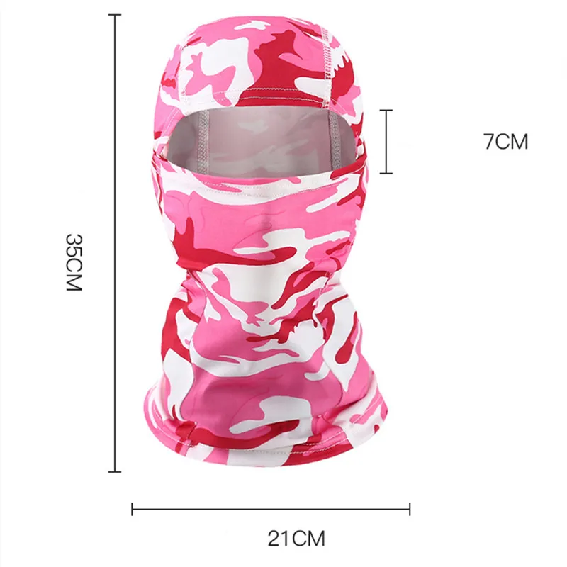 Men Tactical Balaclava Face Mask Summer Sun Protection Bandana Cooling Neck Gaiter Hiking Scarves Motorcycle Cycling Helmet Hood