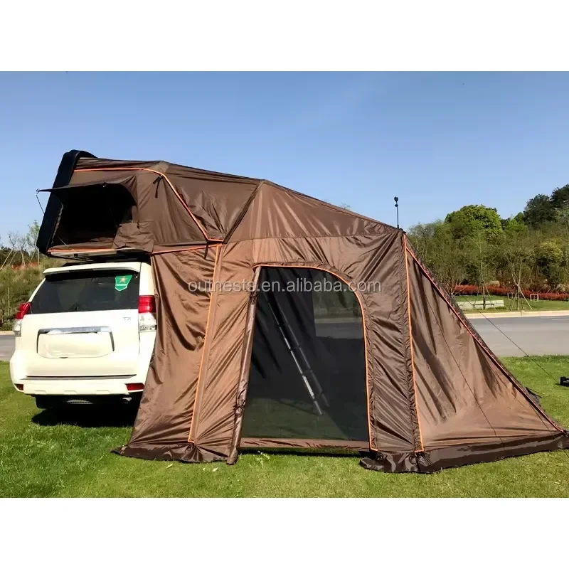 Awning Sun Shelter Auto Canopy Camper Trailer Tent Hard Shell Suv Car Roof Top Tent