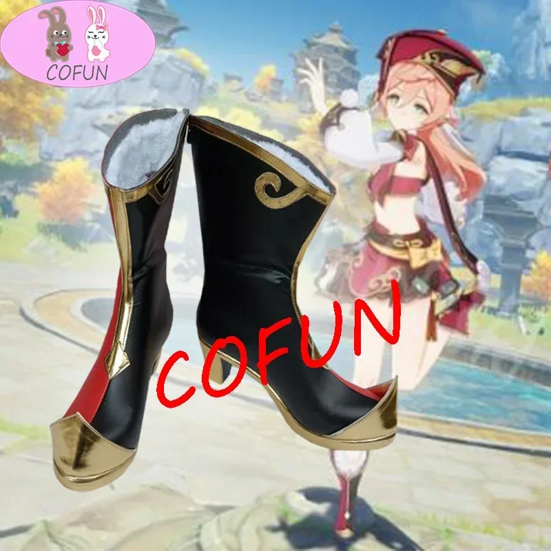 

Сапоги Genshin Impact Yanfei на высоком каблуке, обувь для косплея на Хэллоуин, индивидуальный заказ, новинка 2021, новинка
