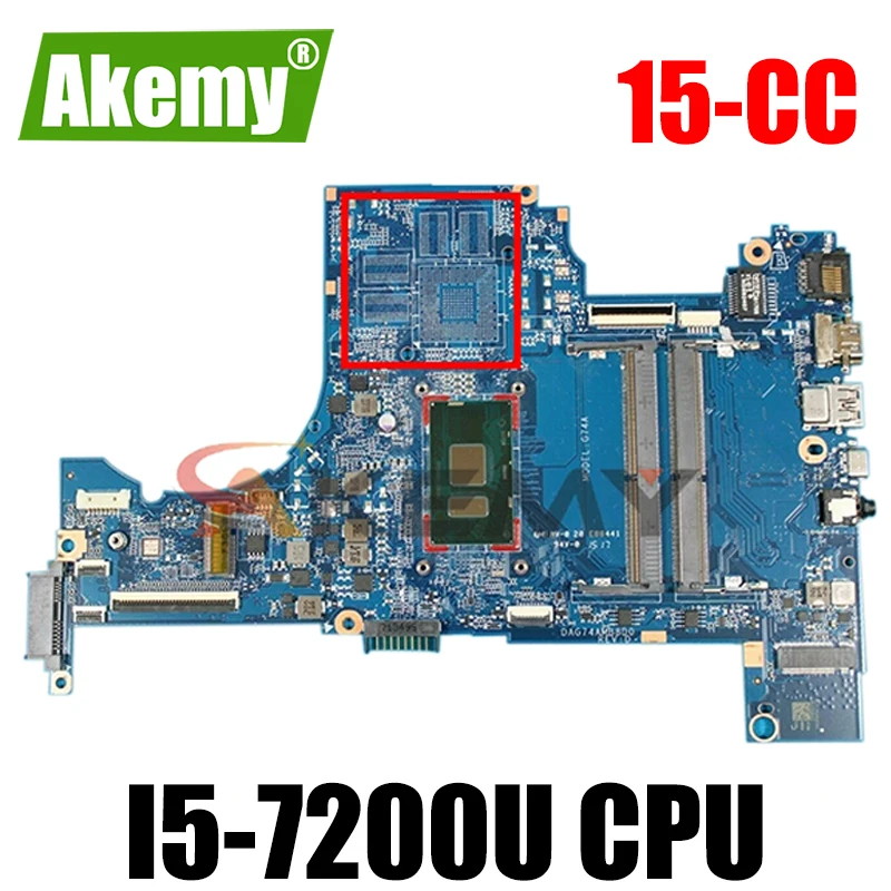 

For HP PAVILION 15-CC 15T-CC 15-CC050WM Motherboard 926275-601 G74A DAG74AMB8D0 with i5-7200U I5-8250U 100% Tested