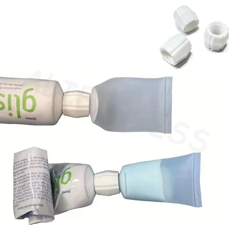 3Pcs Portable Travel Bottles Kit with Toothpaste Squeezer Adapters No-Spill Refillable Tube Rollers for Hiking Camping Travel