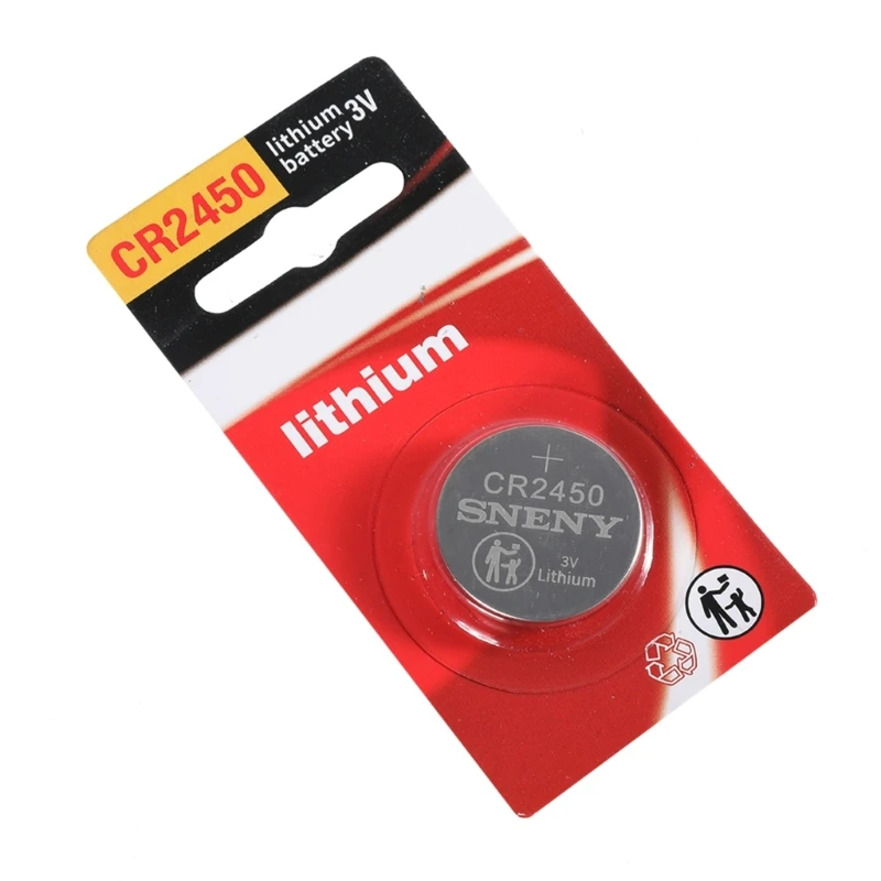 CR2450 Батареи Литиевые батареи Емкость 3 В Батарея безопасности Кнопка монеты