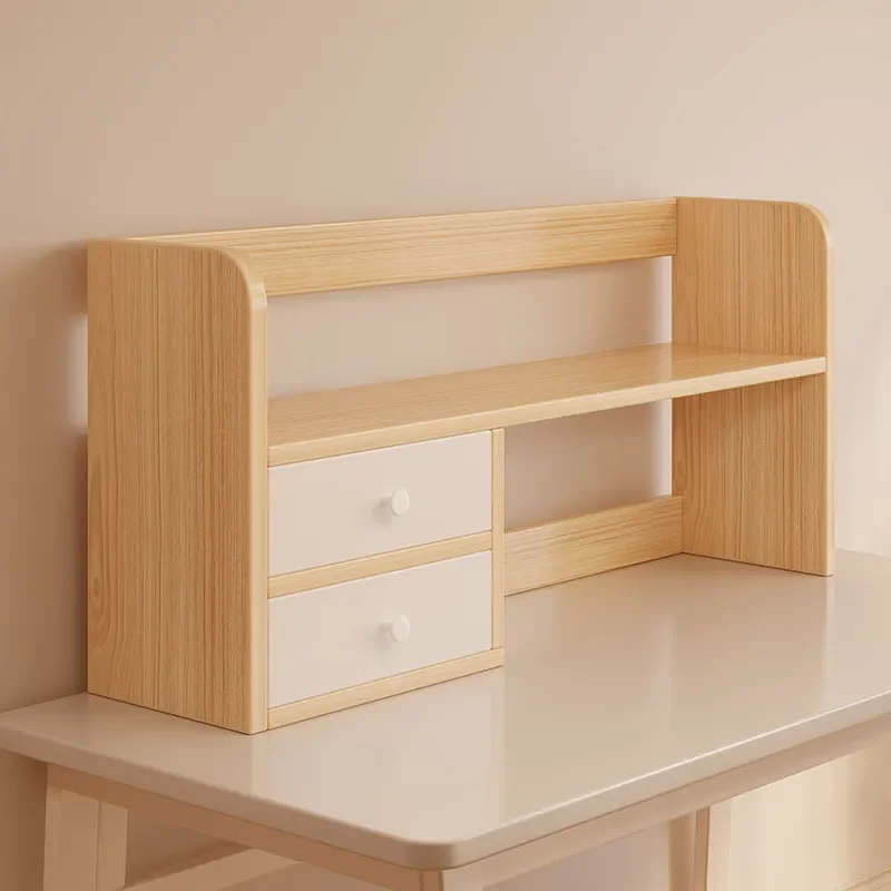 Desktop Bookshelf Multi-layer Storage Rack Simple Small Bookcase for Student Home Office Bedroom Desk Organizer Shelf