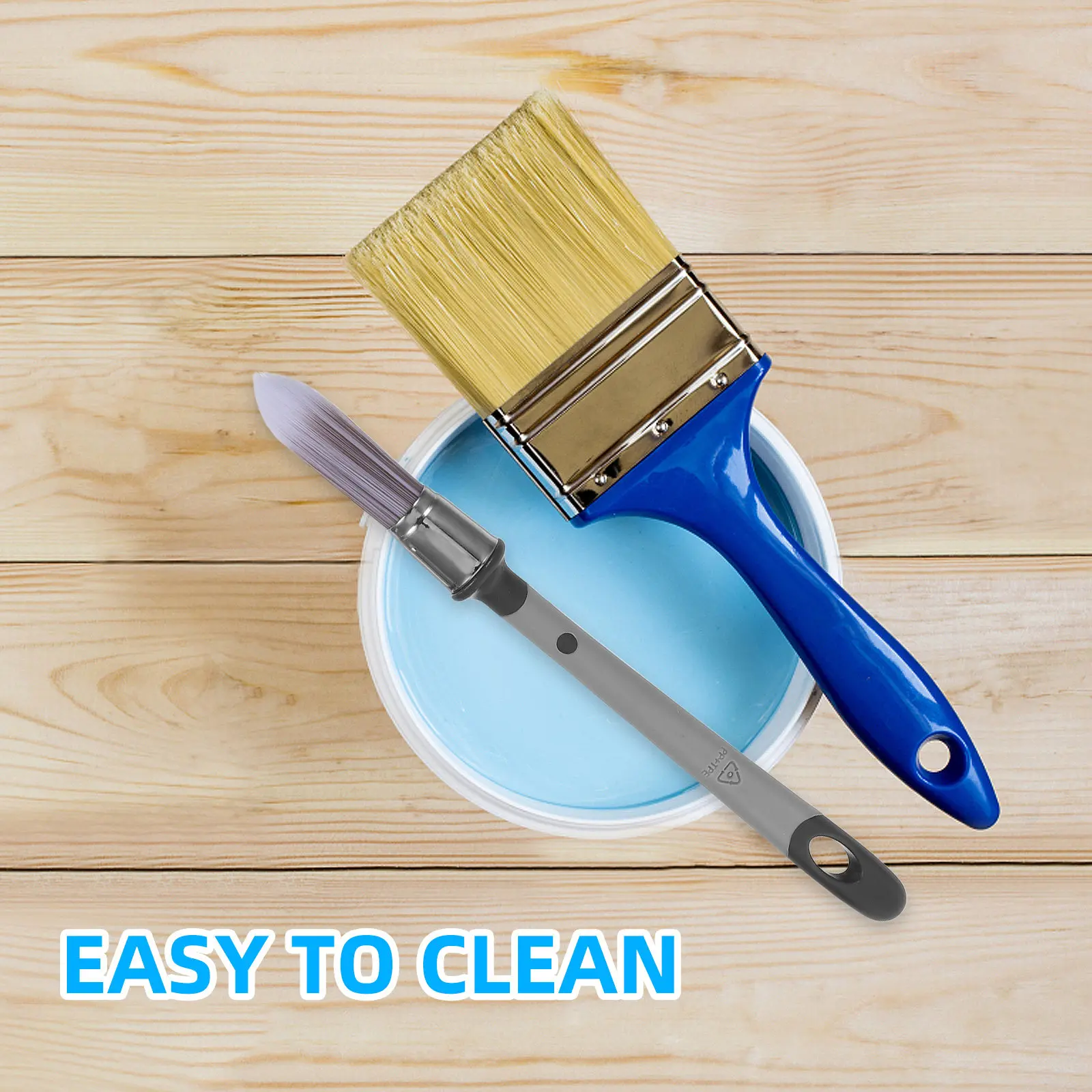 

3Pcs Round Pointed Tip Paint Brushes for Corners Edges Narrow Gaps Furniture Chalk Wax Painting Detail Brushes for Grout