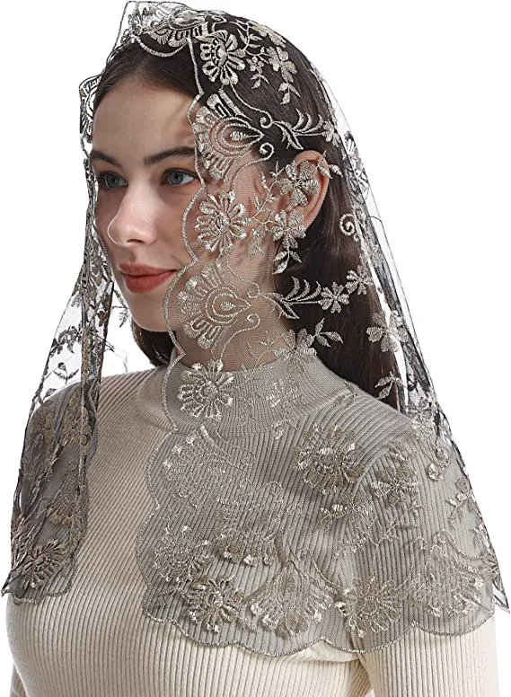 Church Veil Women Head Covering Bridal Wedding Catholic Veil