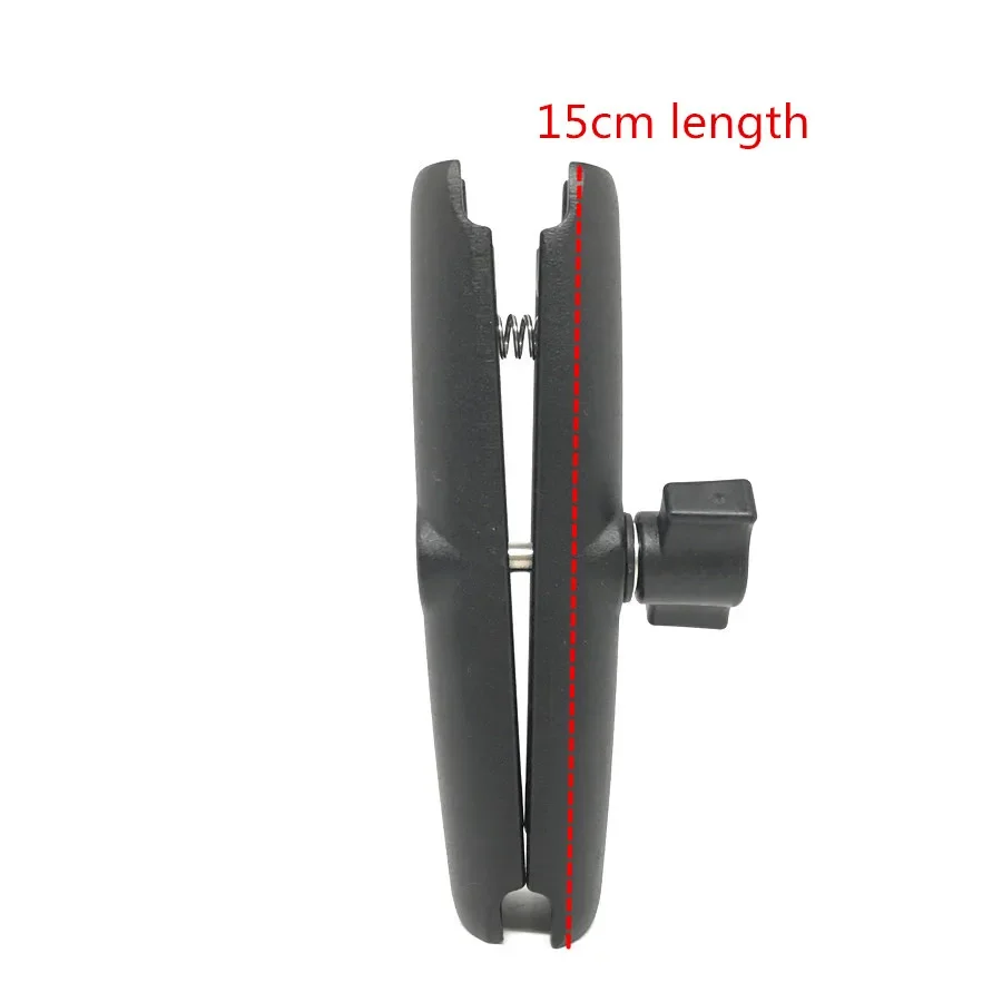 6 سنتيمتر 9 سنتيمتر 15 سنتيمتر الألومنيوم مقشر سبائك مزدوجة المقبس الذراع ل 1 بوصة تحميل كروي قواعد محول تصاعد قاعدة حامل