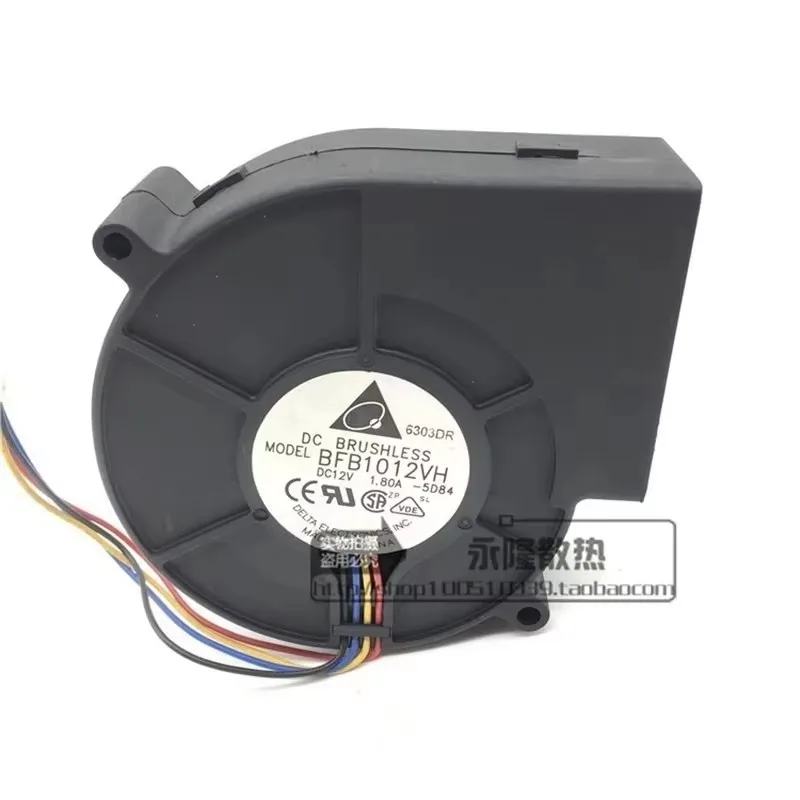 

Original 9733 9.7cm BFB1012VH 12V 1.80A special exhaust fan for barbecue grill centrifugal turbo blower cooling fan