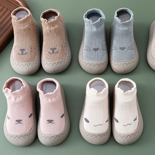 

Baby Walking Shoes Soft Non Slip and Breathable Socks Indoor Outdoor Boys Girls Baby Spring Summer Odor Resistant Floor Socks