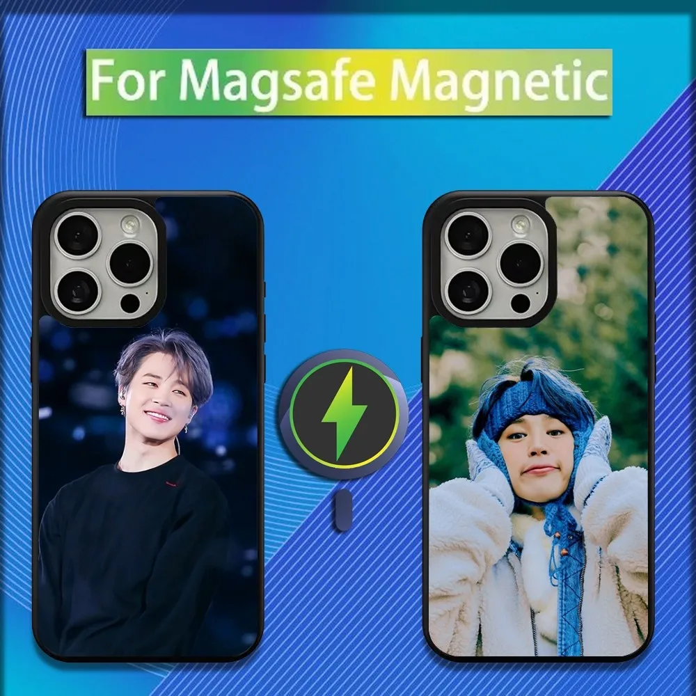 Singer J-JIMINS-S Phone Case For iPhone 16,15,14,13,12,11,Plus,Pro,Max,Mini Magsafe Magnetic Wireless Charging