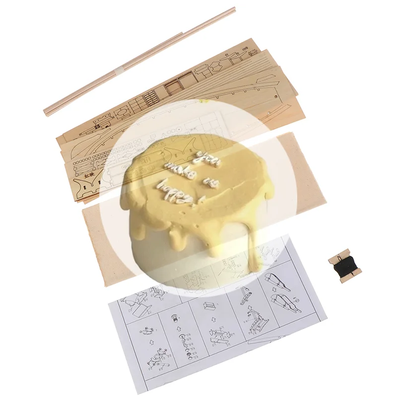 

[GT] 1 шт. 1:130 парусный корабль DIY сборная модель классическая деревянная лодка украшение дерево