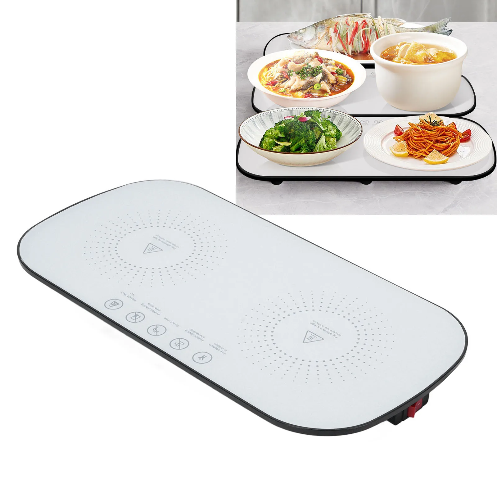 

Умный электрический поднос с постоянной температурой для ресторанов, подогреватель еды, сервер, компактное отопление для домашнего использования