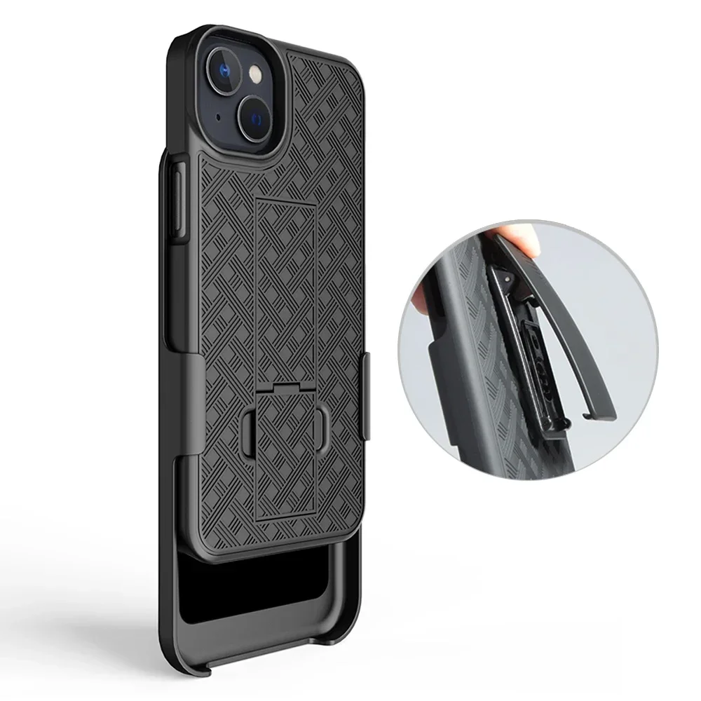 Coque de téléphone Sport coulissante avec Clip de ceinture pour homme, étui arrière pour IPhone XR X XS Max 7 8 15 Plus 12 Mini 11 13 14 16 Pro Max