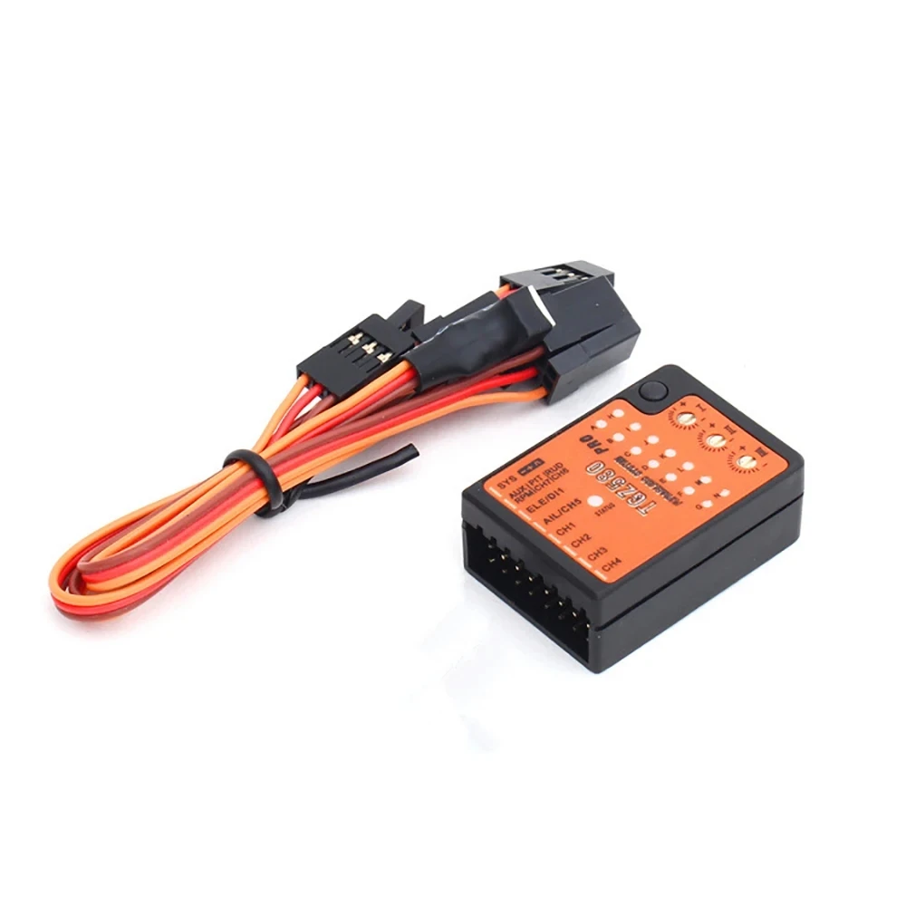 New hot RC TGZ580 3-Axis Gyro FBL Flybarless Altitude Control Smart Flight System  4.5~10V For RC Helicopter T-Rex 250-800