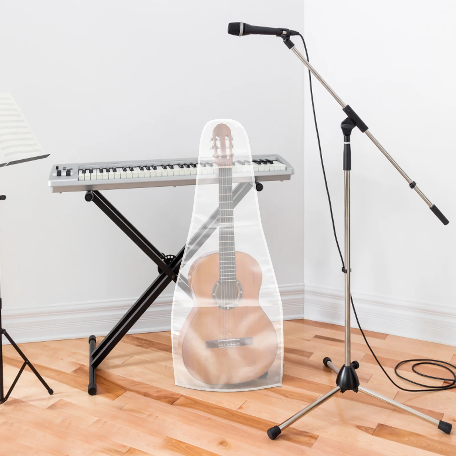 

Stylish Guitar Bass Dust Cover Waterproof Portable Rainproof for Electric Guitars and Basses Outdoor Use