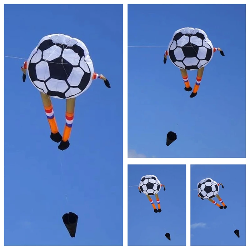 Cerf-volant de football en nylon souple pour adultes, grands cerfs-volants de surf, jouets gonflables, cerf-volant dragon, chaussettes à voile, livraison gratuite