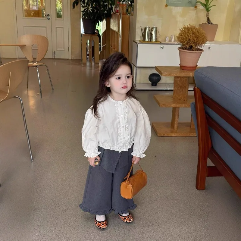 Girls Round Neck Wh…