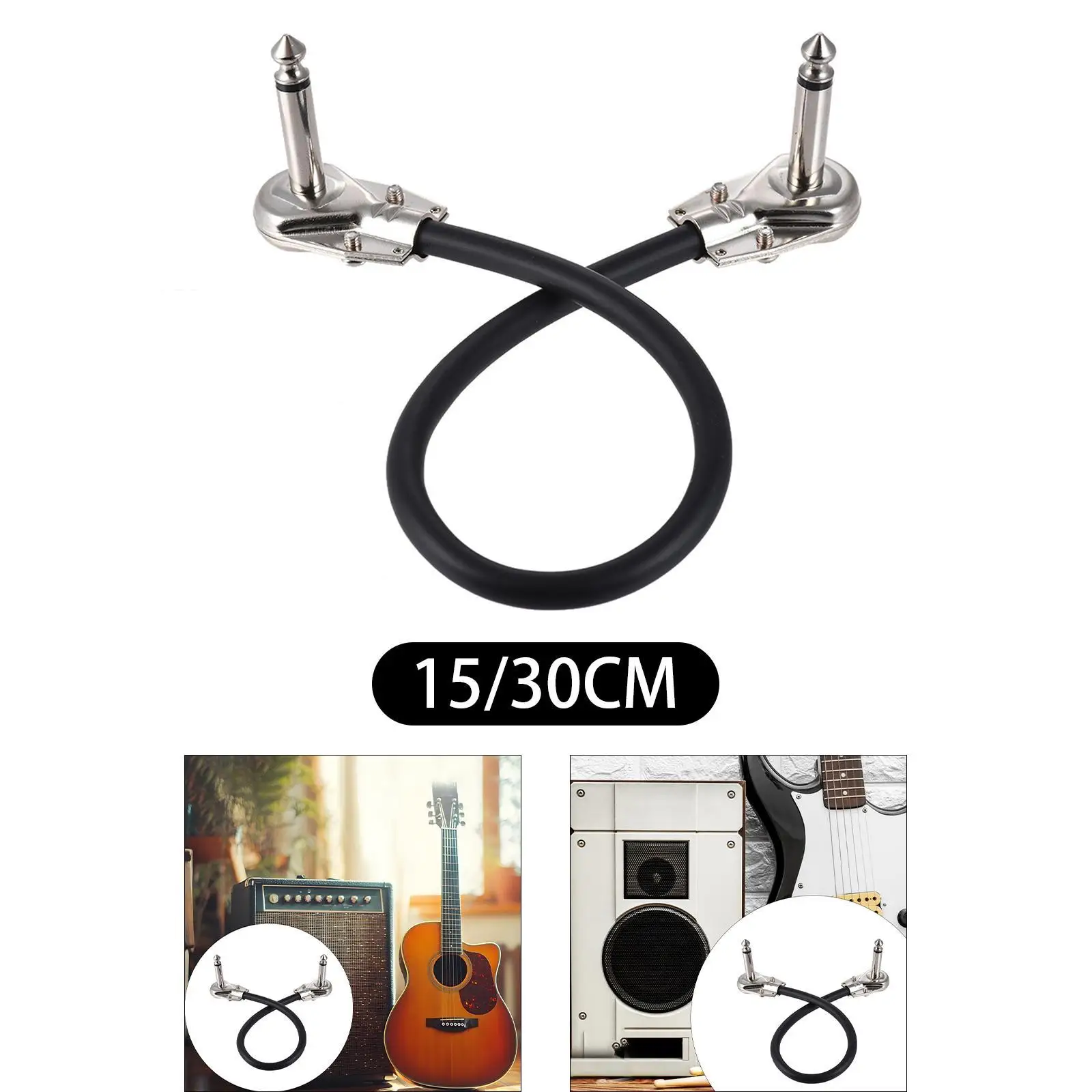 Guitar Patch Cable for Multi-Use Applications, Compact And Efficient Audio Link