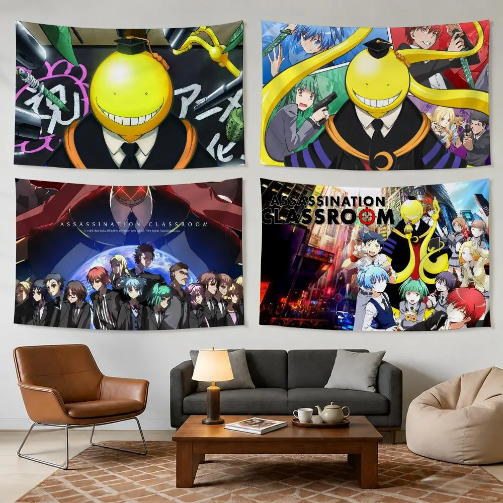 A-Assassination Classroom Tapestry Bedroom Living Room Bar Party House Home Dorm Interior Wall Decor Background Banner